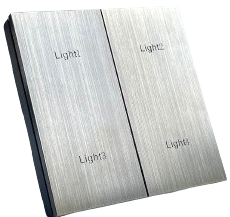 4 gang Piano Button Light ZigBee Switch