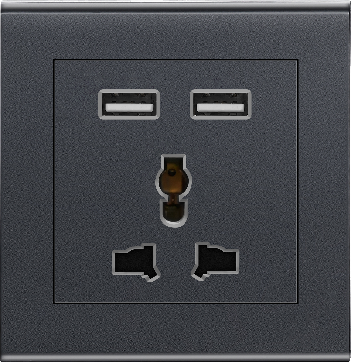 Multifunctional five-hole socket with USB